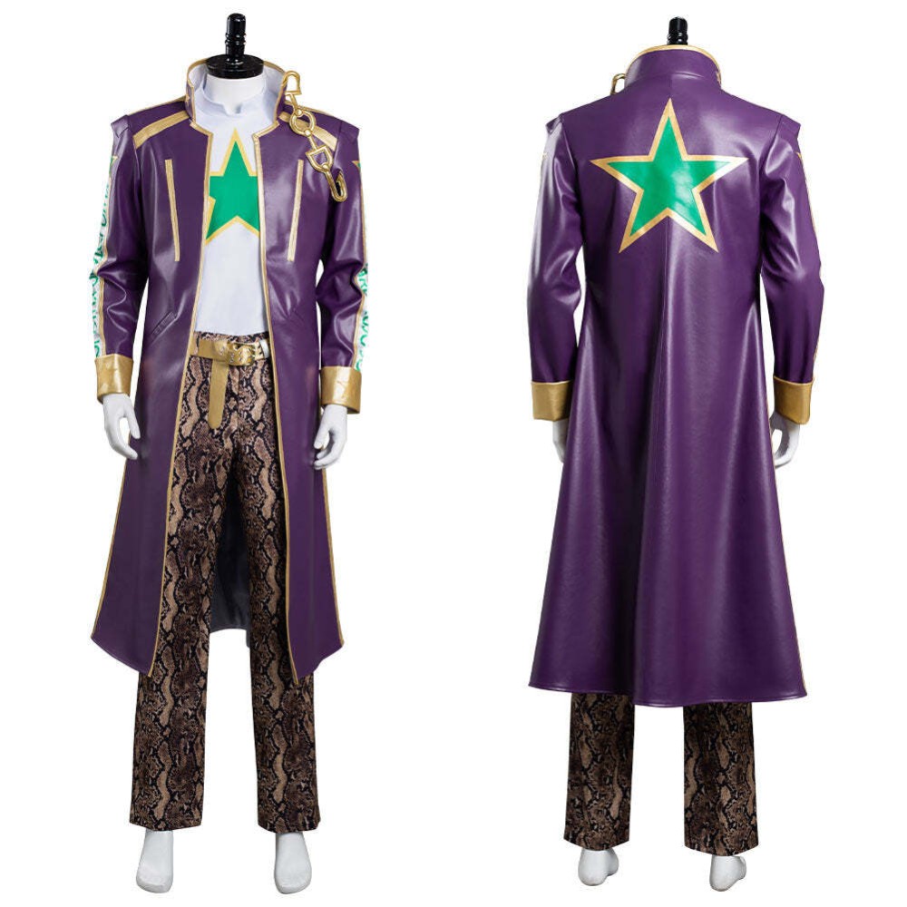 JoJo‘s Bizarre Adventure Stone Ocean Kujo Jotaro Festival Party Cosplay Costume Halloween Carnival Outfit