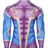 JoJo's Bizarre Adventure Star Platinum Men Purple Jumpsuit Cosplay Costume Halloween Carnival Outfit