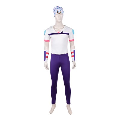 Johnny Joestar White Cosplay Costume Halloween Carnival Outfit