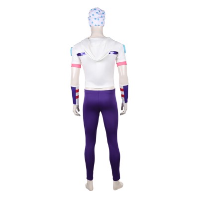 Johnny Joestar White Cosplay Costume Halloween Carnival Outfit