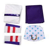 Johnny Joestar White Cosplay Costume Halloween Carnival Outfit