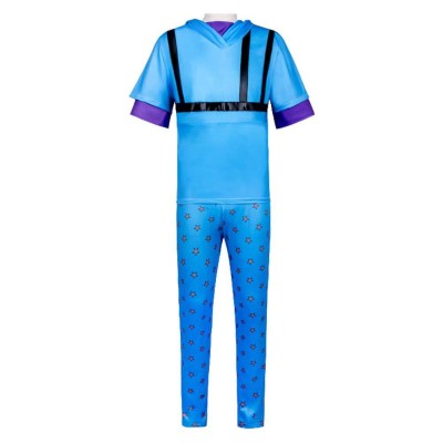 Johnny Joestar Blue Cosplay Costume Halloween Carnival Outfit