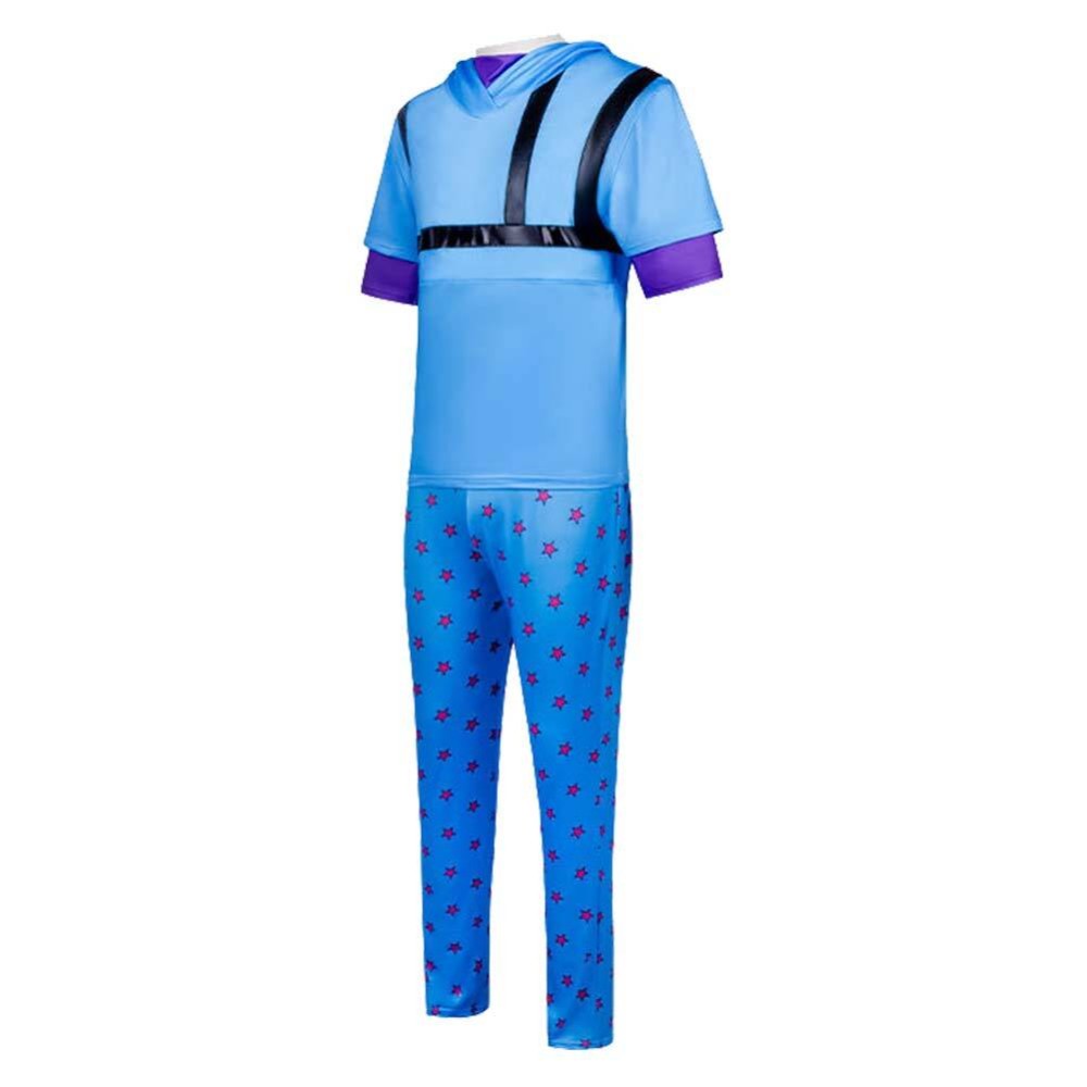Johnny Joestar Blue Cosplay Costume Halloween Carnival Outfit