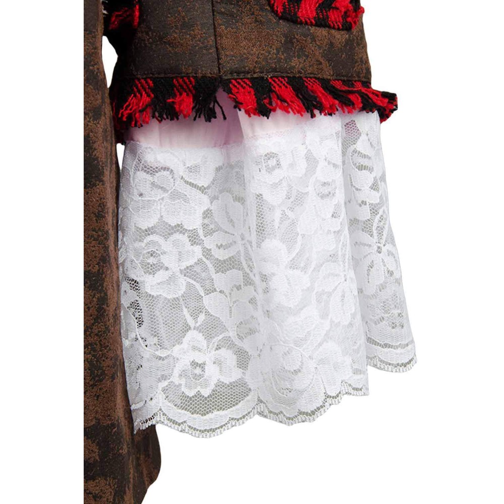 Johnny Depp Mad Hatter Suit Cosplay Costume Halloween Carnival Outfit