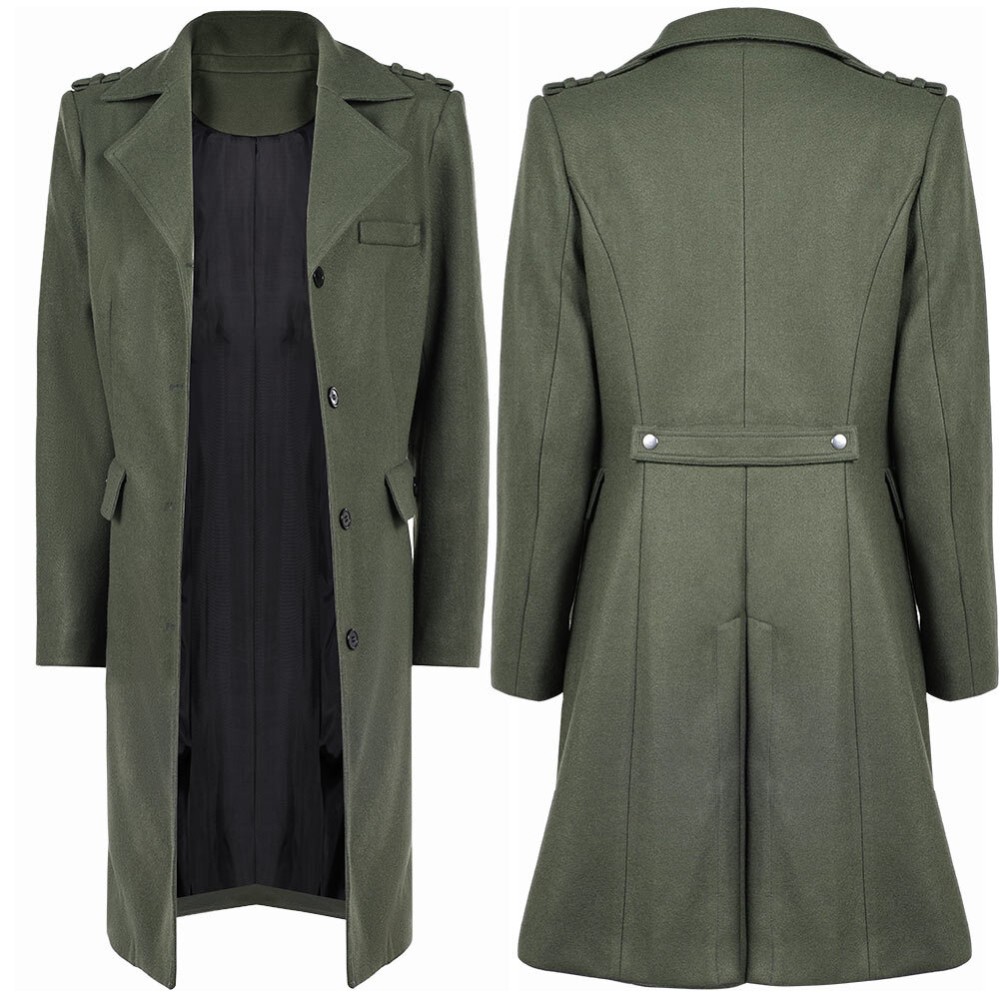 John Wick 5 (2025) Eve Macarro Woman Green Coat Cosplay Costume Halloween Carnival Outfit