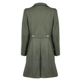 John Wick 5 (2025) Eve Macarro Woman Green Coat Cosplay Costume Halloween Carnival Outfit