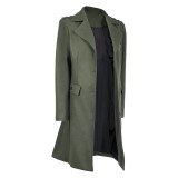 John Wick 5 (2025) Eve Macarro Woman Green Coat Cosplay Costume Halloween Carnival Outfit