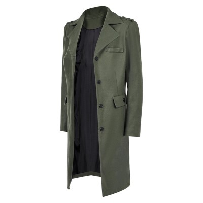John Wick 5 (2025) Eve Macarro Woman Green Coat Cosplay Costume Halloween Carnival Outfit