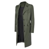 John Wick 5 (2025) Eve Macarro Woman Green Coat Cosplay Costume Halloween Carnival Outfit