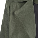 John Wick 5 (2025) Eve Macarro Woman Green Coat Cosplay Costume Halloween Carnival Outfit