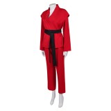 John Wick (2025) Eve Macarro Red Dojo Party Cosplay Costume Halloween Carnival Outfit