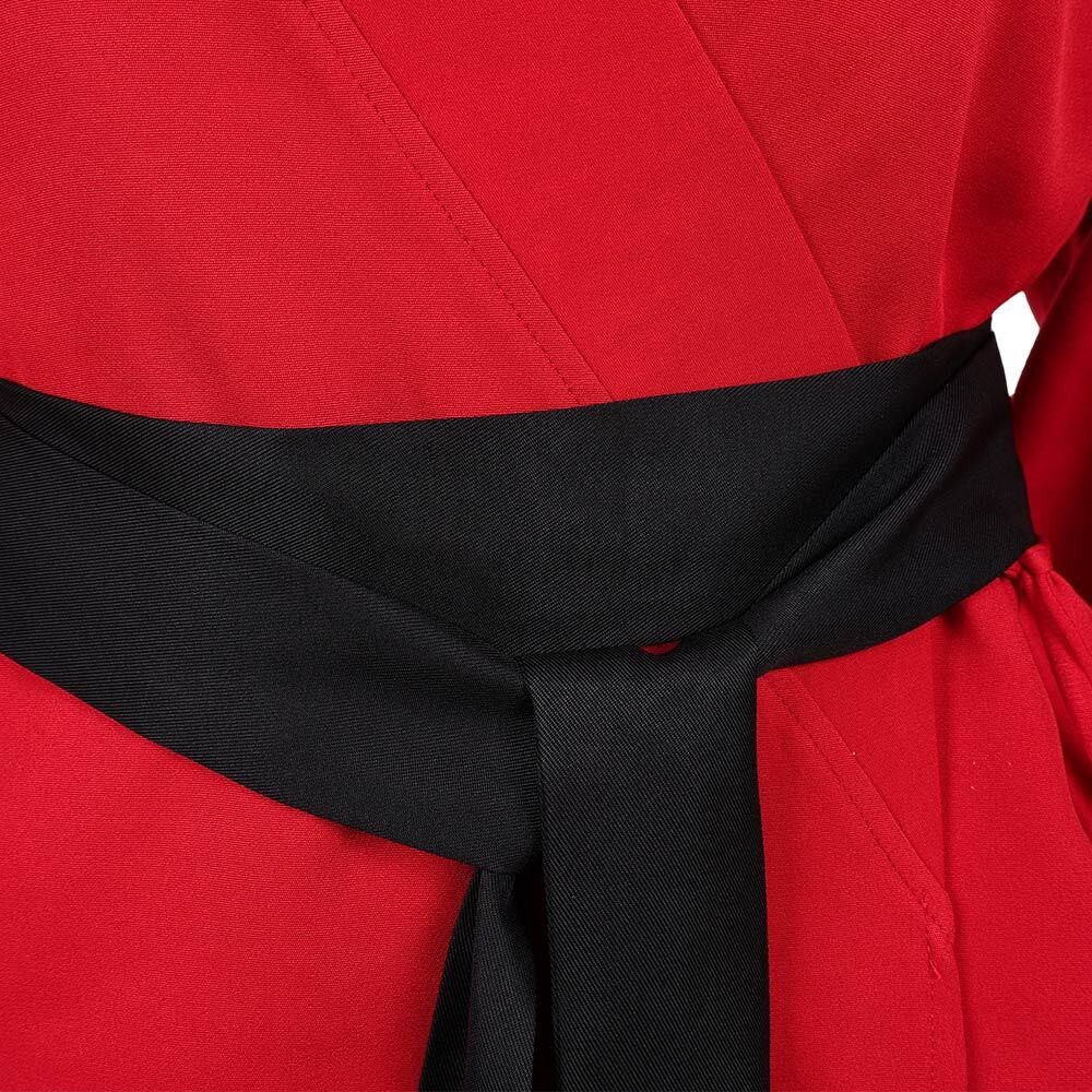 John Wick (2025) Eve Macarro Red Dojo Party Cosplay Costume Halloween Carnival Outfit