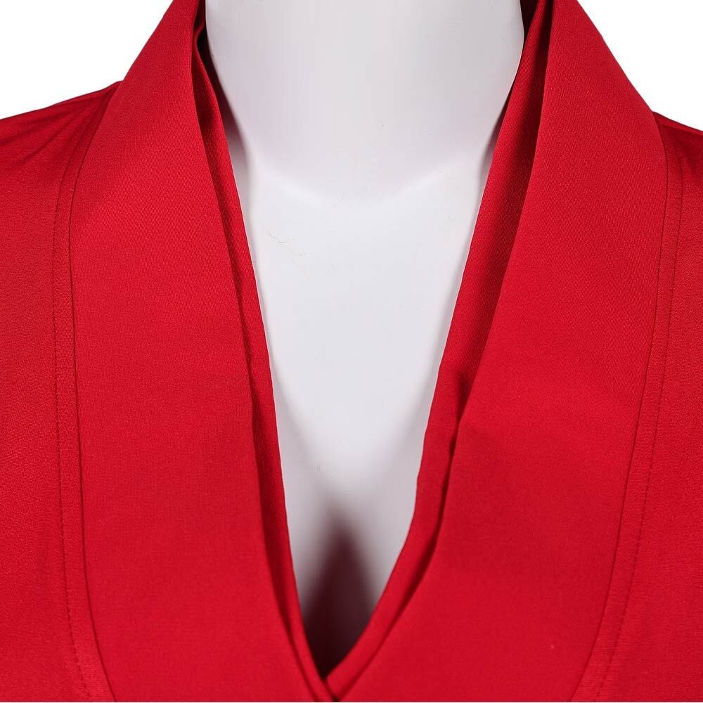 John Wick (2025) Eve Macarro Red Dojo Party Cosplay Costume Halloween Carnival Outfit