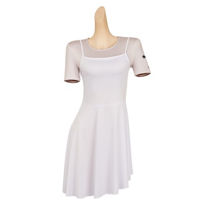 John Wick (2025) Eve Macarro Women White Printed Dress Party Cosplay Costume Halloween Carnival