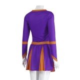 Jennifer's Body Jennifer Check Purple Cheerleader Dress Cosplay Costume Halloween Carnival Outfit