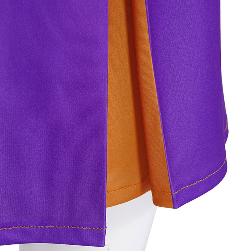Jennifer's Body Jennifer Check Purple Cheerleader Dress Cosplay Costume Halloween Carnival Outfit