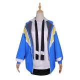 Jellyfish Can't Swim in the Night Yamanouchi Kano Blue Coat Suit Cosplay Costume Halloween Carnival Outfit
