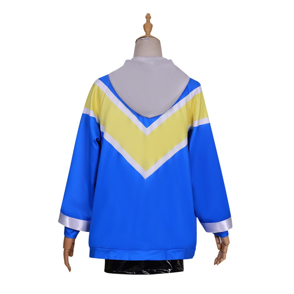 Jellyfish Can't Swim in the Night Yamanouchi Kano Blue Coat Suit Cosplay Costume Halloween Carnival Outfit