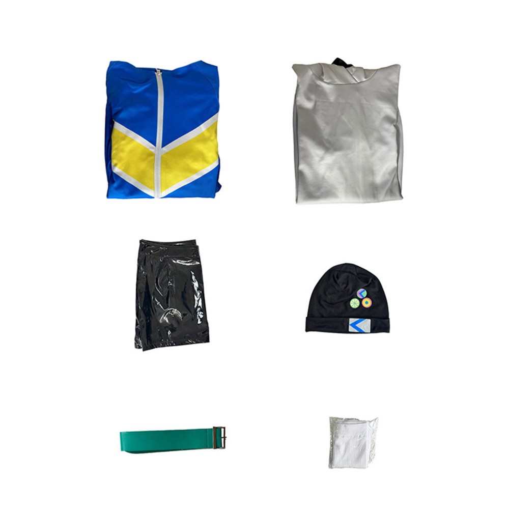Jellyfish Can't Swim in the Night Yamanouchi Kano Blue Coat Suit Cosplay Costume Halloween Carnival Outfit