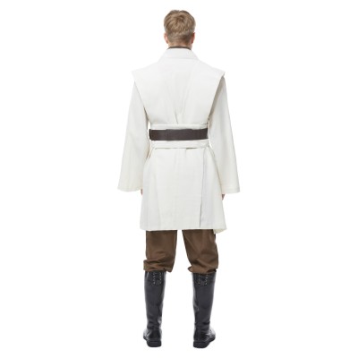 Jedi Knight White Version No Cloak Suit Cosplay Costume Halloween Carnival