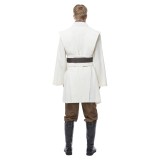 Jedi Knight White Version No Cloak Suit Cosplay Costume Halloween Carnival