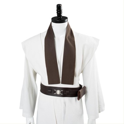 Jedi Knight White Version No Cloak Suit Cosplay Costume Halloween Carnival