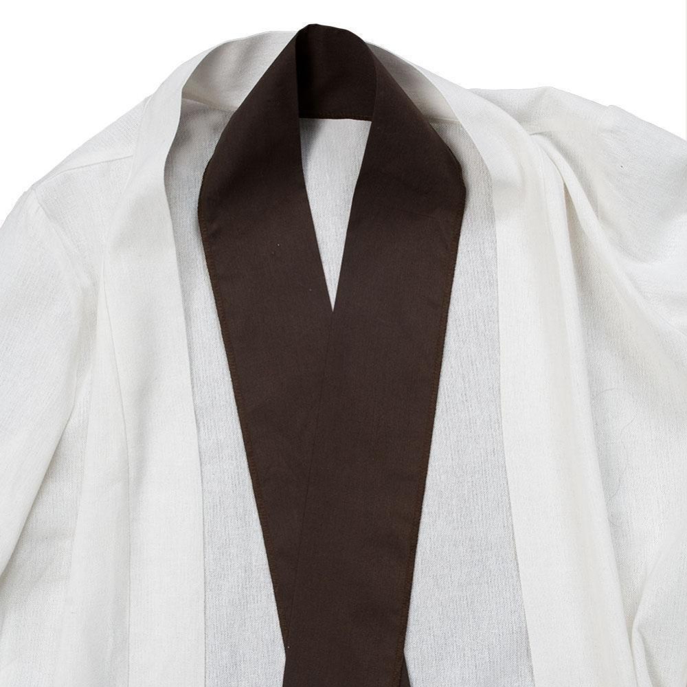 Jedi Knight White Version No Cloak Suit Cosplay Costume Halloween Carnival