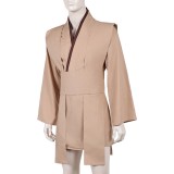 Jedi Knight Brown Cosplay Costume Halloween Carnival Outfit