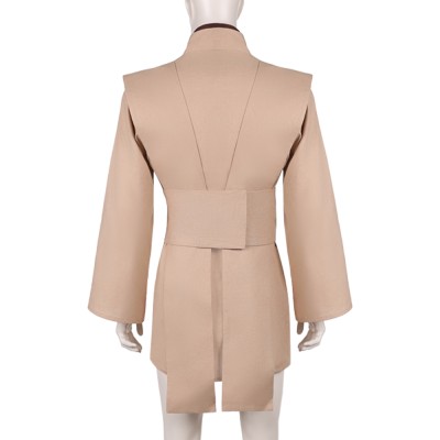 Jedi Knight Brown Cosplay Costume Halloween Carnival Outfit