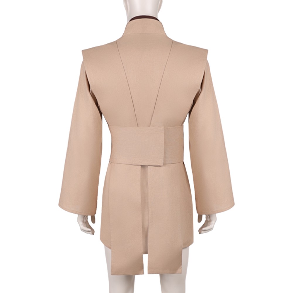 Jedi Knight Brown Cosplay Costume Halloween Carnival Outfit