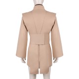 Jedi Knight Brown Cosplay Costume Halloween Carnival Outfit