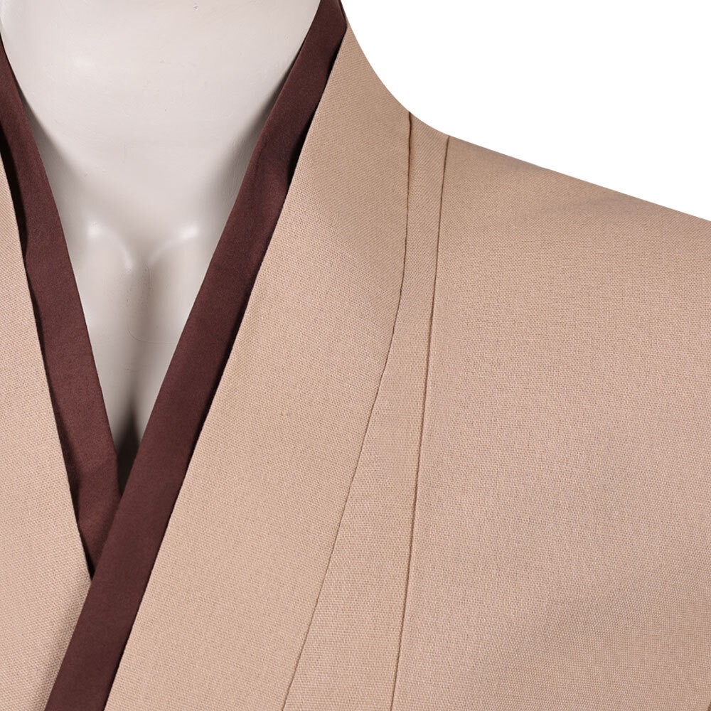 Jedi Knight Brown Cosplay Costume Halloween Carnival Outfit