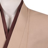 Jedi Knight Brown Cosplay Costume Halloween Carnival Outfit