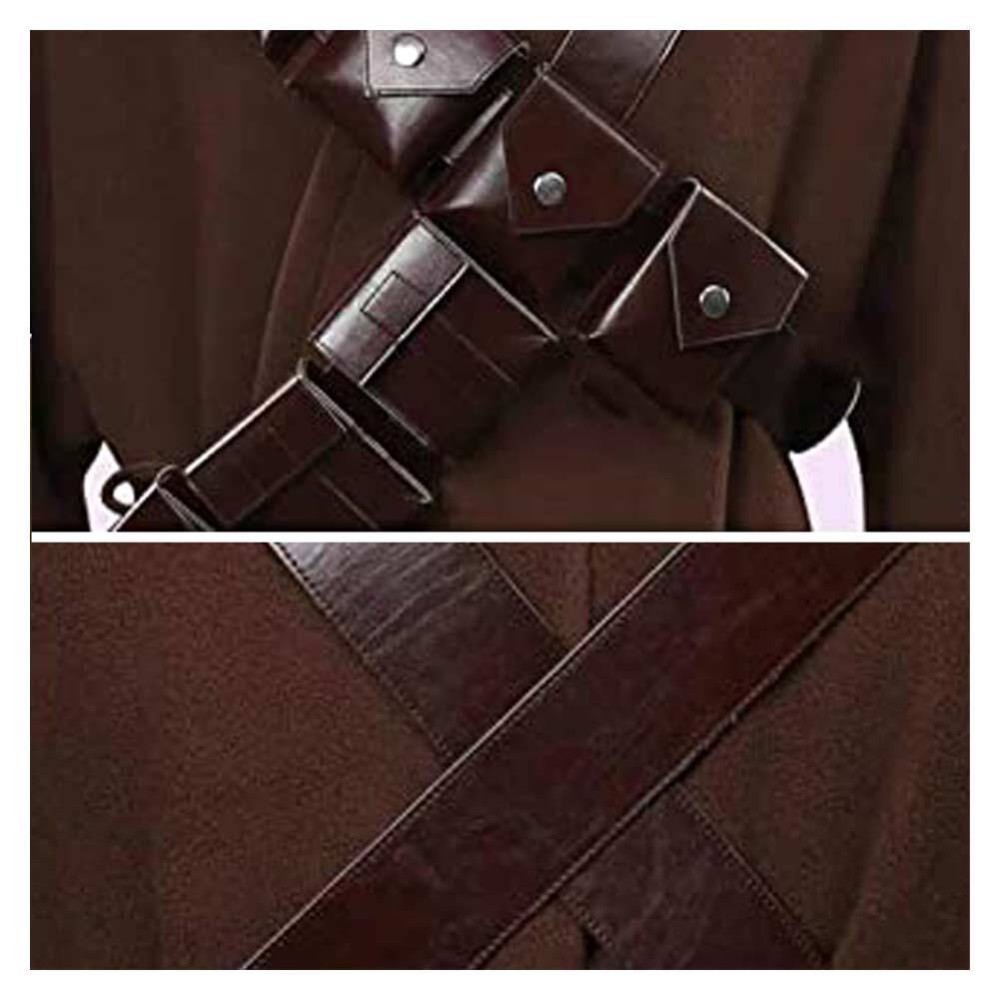 Jawa Adult Brown Robe Cosplay Costume Halloween Carnival Outfit