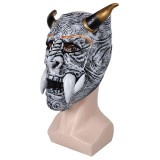 Japanese Devil Hannya Face Latex Masks Helmet Masquerade Party Props Cosplay Costume Halloween Carnival