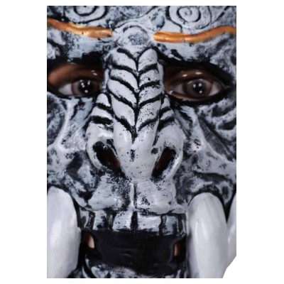 Japanese Devil Hannya Face Latex Masks Helmet Masquerade Party Props Cosplay Costume Halloween Carnival