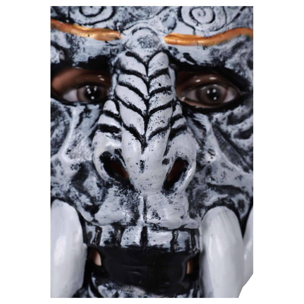 Japanese Devil Hannya Face Latex Masks Helmet Masquerade Party Props Cosplay Costume Halloween Carnival
