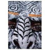 Japanese Devil Hannya Face Latex Masks Helmet Masquerade Party Props Cosplay Costume Halloween Carnival
