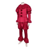 It Welcome To Derry Pennywise Red Cosplay Costume Halloween Carnival Outfit