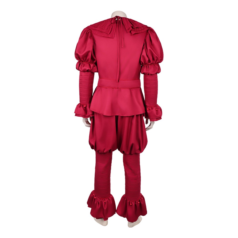 It Welcome To Derry Pennywise Red Cosplay Costume Halloween Carnival Outfit