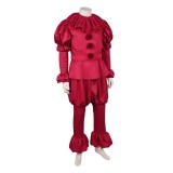 It Welcome To Derry Pennywise Red Cosplay Costume Halloween Carnival Outfit