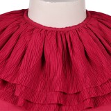 It Welcome To Derry Pennywise Red Cosplay Costume Halloween Carnival Outfit