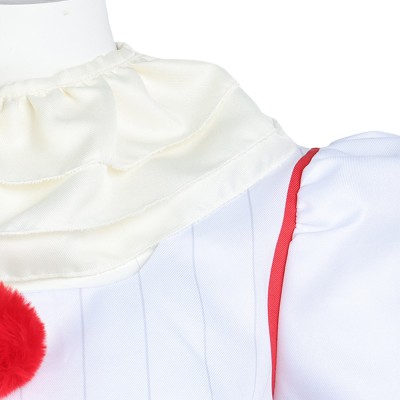 IT Pennywise Unisex White Cosplay Costume Halloween Carnival Outfit
