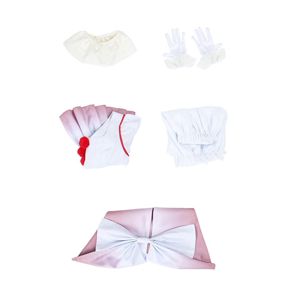 IT Pennywise Unisex White Cosplay Costume Halloween Carnival Outfit