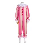 IT Pennywise Pink Cosplay Costume Halloween Carnival Outfit