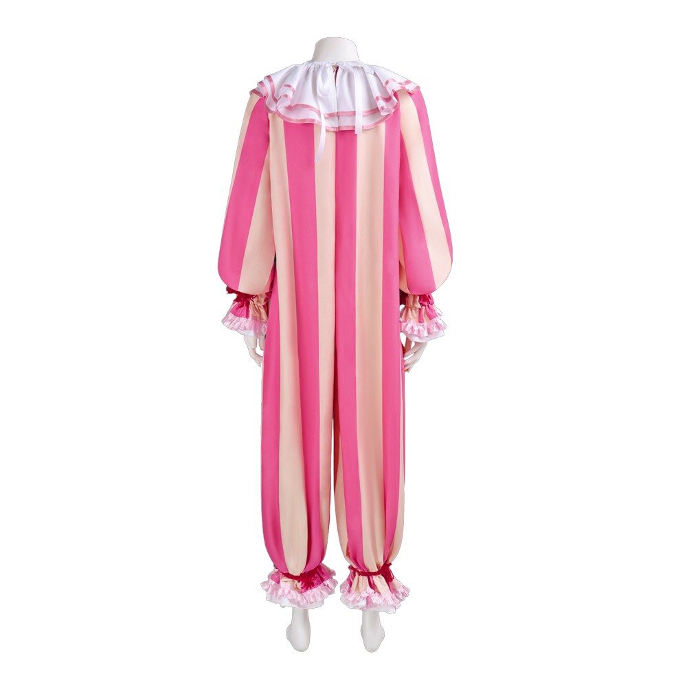 IT Pennywise Pink Cosplay Costume Halloween Carnival Outfit