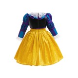 IT 1990 Pennywise Kids Little Girls Dress Suit Cosplay Costume Halloween Carnival Outfit