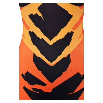 Invincible Season 4 Volcanikka Women Orange Jumpsuit Cosplay Costume Halloween Carnival Outfit