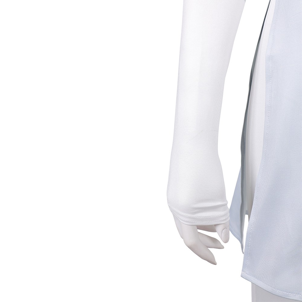 Invincible Viltrumite Women White Jumpsuit Cosplay Costume Halloween Carnival