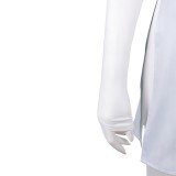 Invincible Viltrumite Women White Jumpsuit Cosplay Costume Halloween Carnival